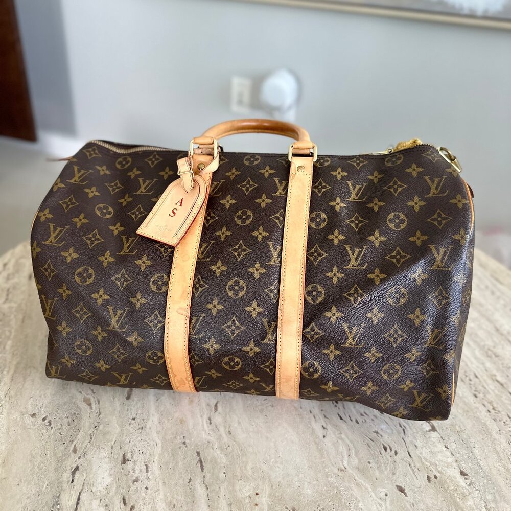Louis Vuitton Monogram Canvas Bandouliere Keepall 45